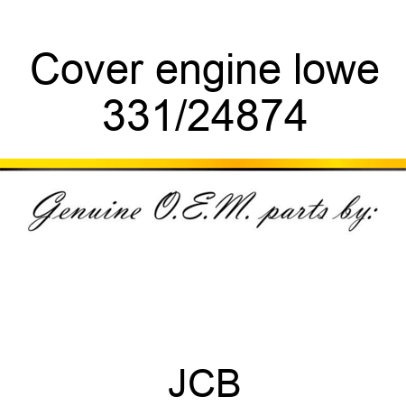 Cover engine, lowe 331/24874