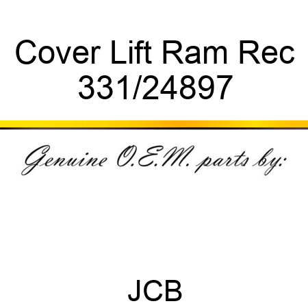 Cover Lift Ram Rec 331/24897