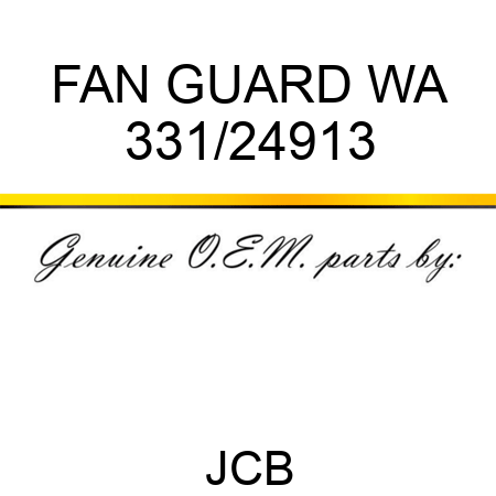 FAN GUARD WA 331/24913