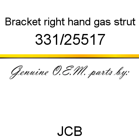 Bracket, right hand gas strut 331/25517