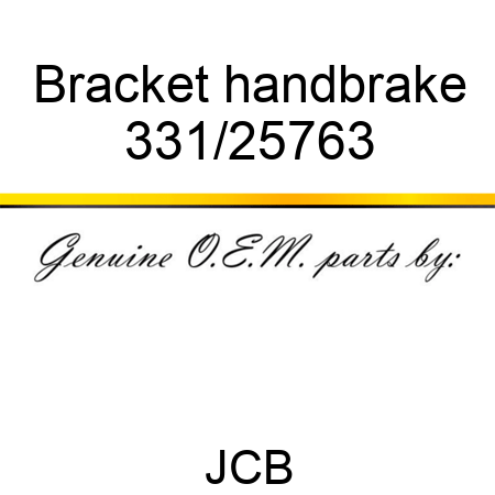 Bracket handbrake 331/25763