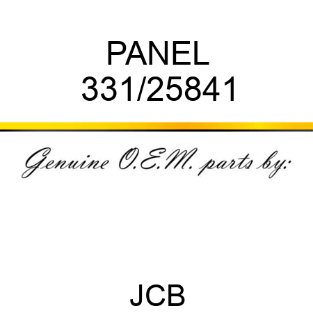 PANEL 331/25841