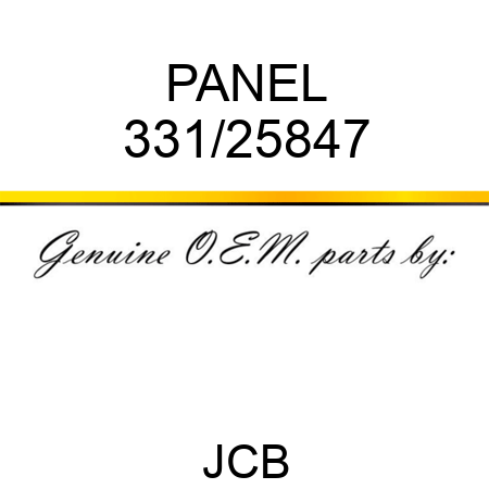 PANEL 331/25847