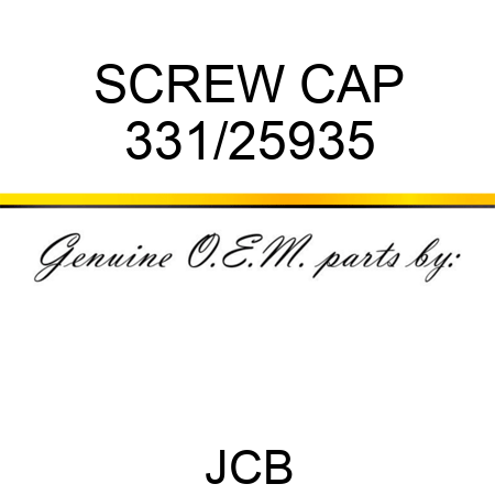 SCREW CAP 331/25935