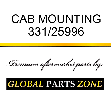 CAB MOUNTING 331/25996