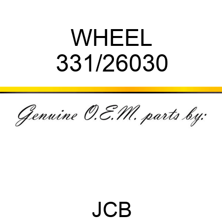 WHEEL 331/26030