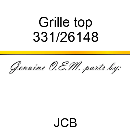 Grille top 331/26148