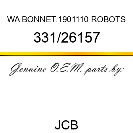 WA BONNET.1901110 ROBOTS 331/26157