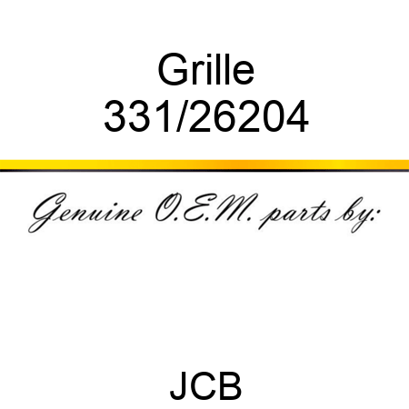 Grille 331/26204
