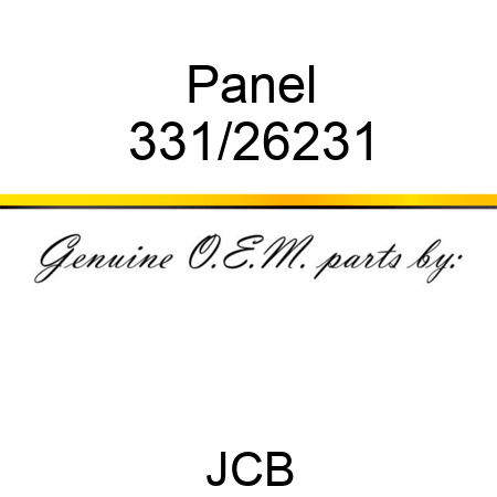 Panel 331/26231