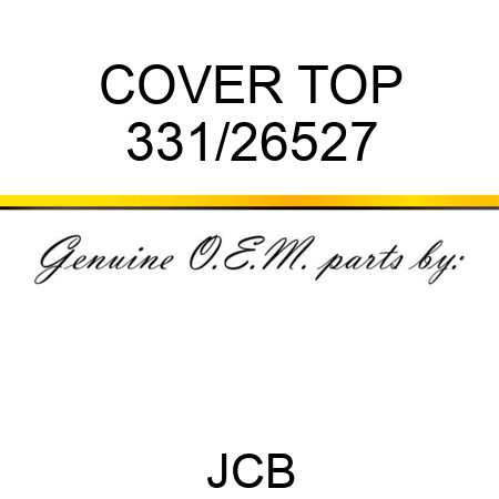 COVER TOP 331/26527