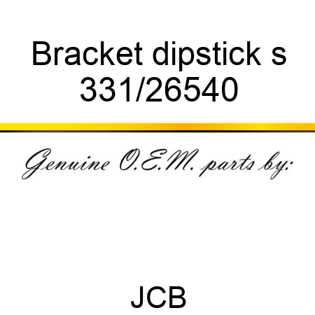 Bracket dipstick s 331/26540
