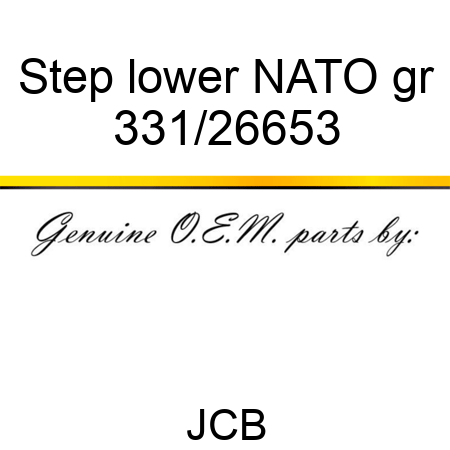 Step lower NATO gr 331/26653