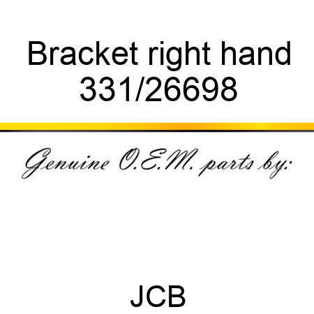 Bracket right hand 331/26698