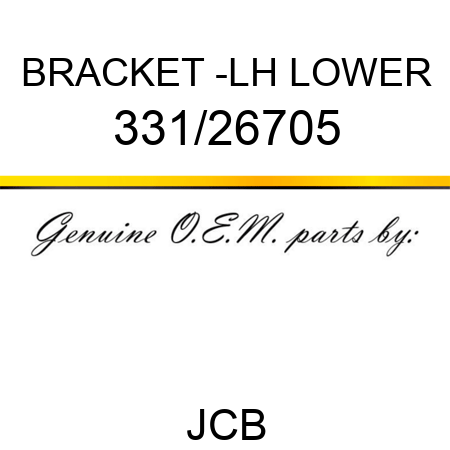 BRACKET -LH LOWER 331/26705