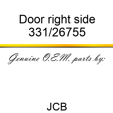 Door right side 331/26755