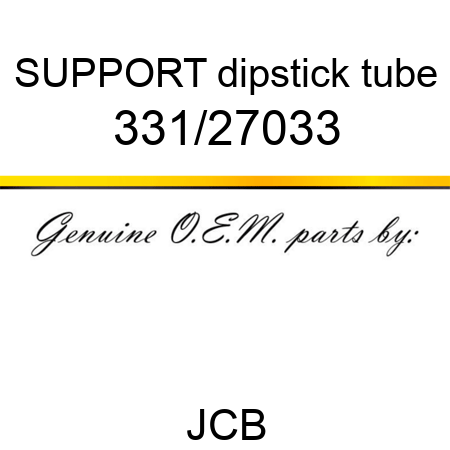 SUPPORT dipstick tube 331/27033