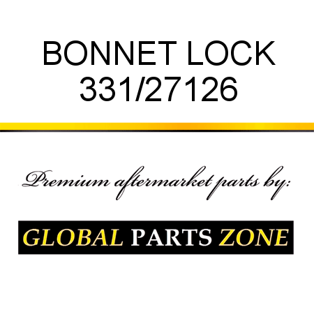 BONNET LOCK 331/27126