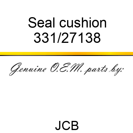 Seal cushion 331/27138
