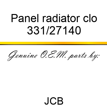 Panel radiator clo 331/27140