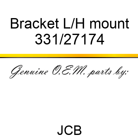 Bracket L/H mount 331/27174