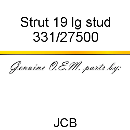 Strut, 19 lg stud 331/27500