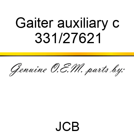 Gaiter auxiliary c 331/27621