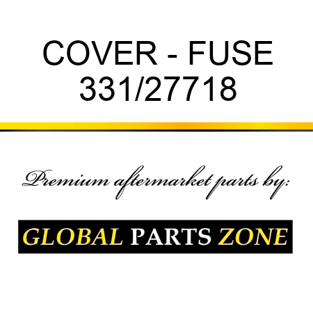 COVER - FUSE 331/27718