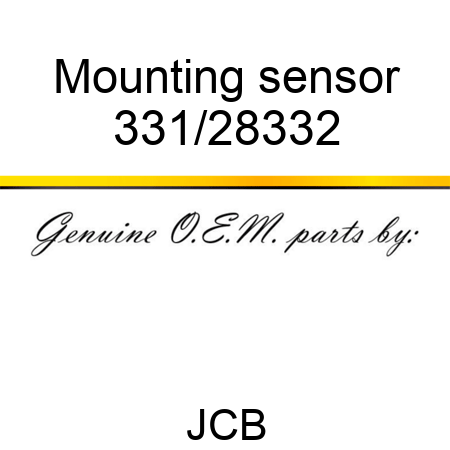 Mounting sensor 331/28332