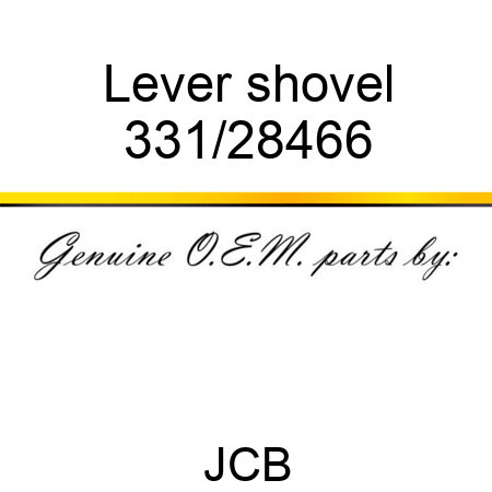 Lever shovel 331/28466