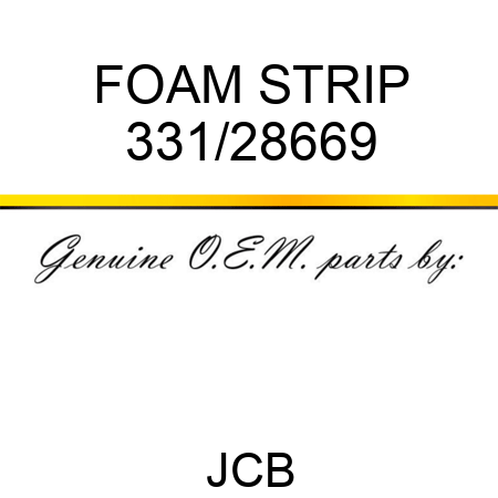 FOAM STRIP 331/28669