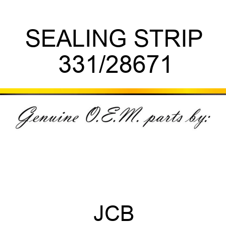 SEALING STRIP 331/28671