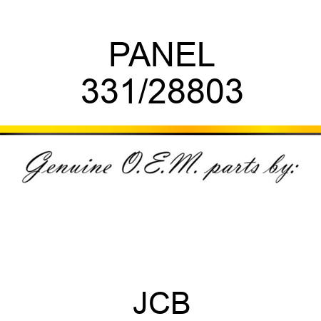 PANEL 331/28803