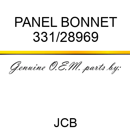 PANEL BONNET 331/28969