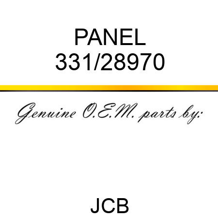 PANEL 331/28970