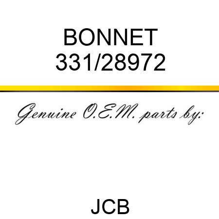 BONNET 331/28972