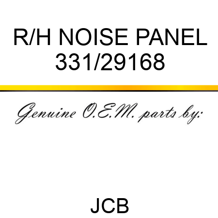 R/H NOISE PANEL 331/29168