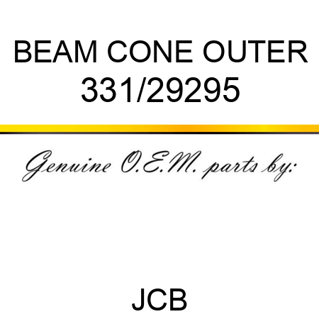 BEAM CONE OUTER 331/29295