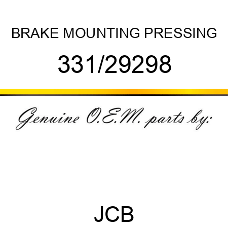 BRAKE MOUNTING PRESSING 331/29298