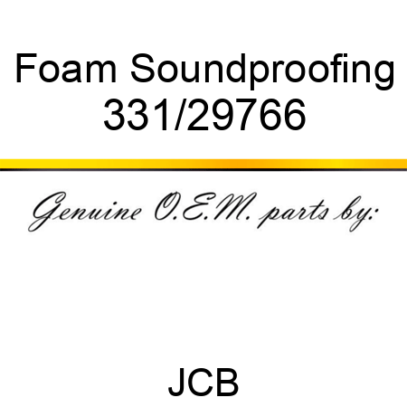 Foam Soundproofing 331/29766
