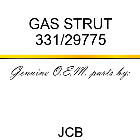 GAS STRUT 331/29775