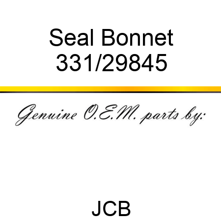 Seal Bonnet 331/29845