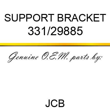 SUPPORT BRACKET 331/29885