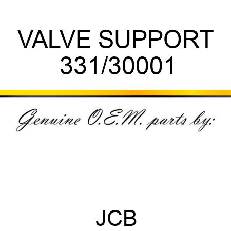VALVE SUPPORT 331/30001