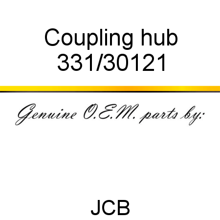 Coupling, hub 331/30121