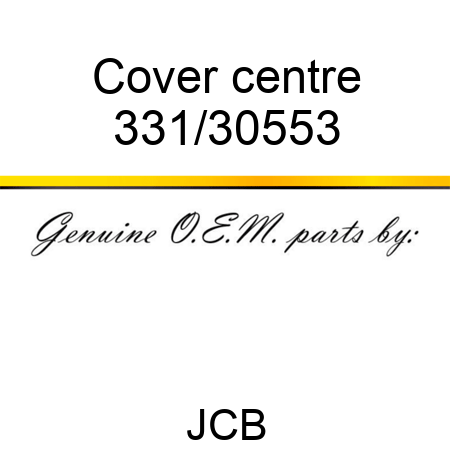 Cover centre 331/30553