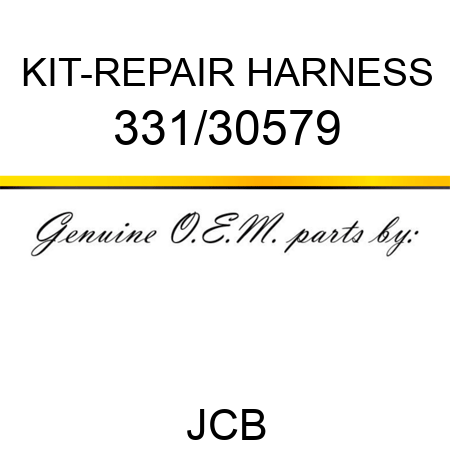 KIT-REPAIR HARNESS 331/30579