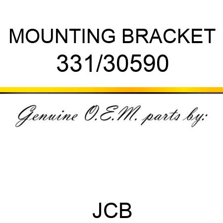 MOUNTING BRACKET 331/30590