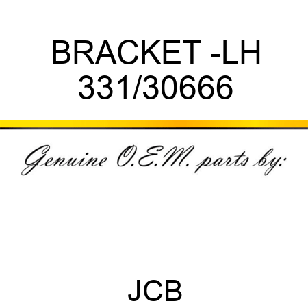 BRACKET -LH 331/30666