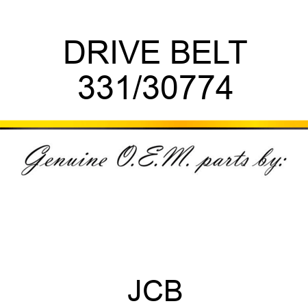 DRIVE BELT 331/30774